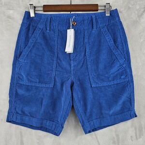 Outerknown Corduroy Shorts Mens 29 Blue Utility Pocket